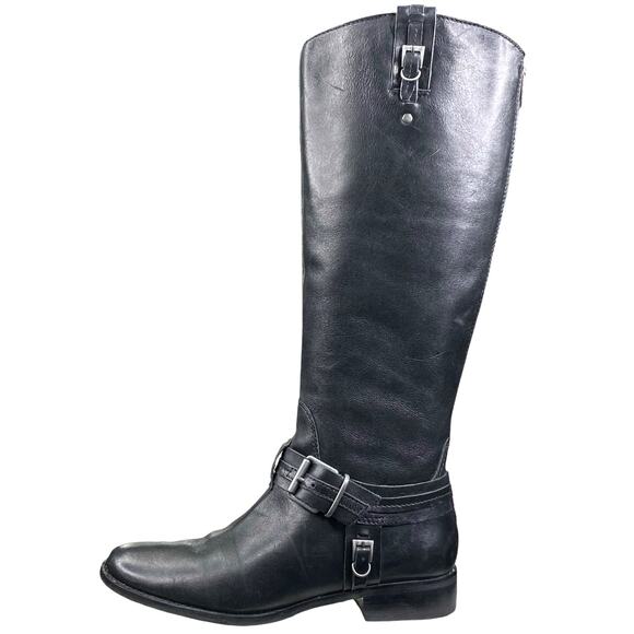 Matisse Women’s Flashback Black Leather Riding Boot Size US 7.5 - Picture 3 of 14